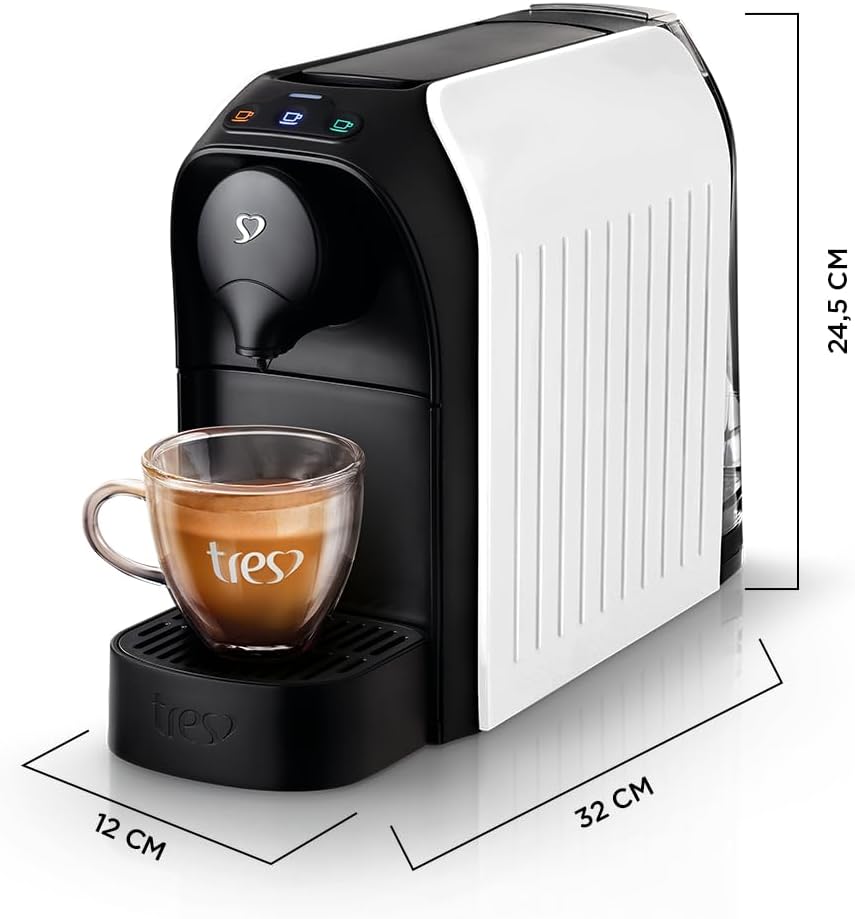 3 Corações TRES Cafeteira Espresso e Multibebida Passione Branca - 127V