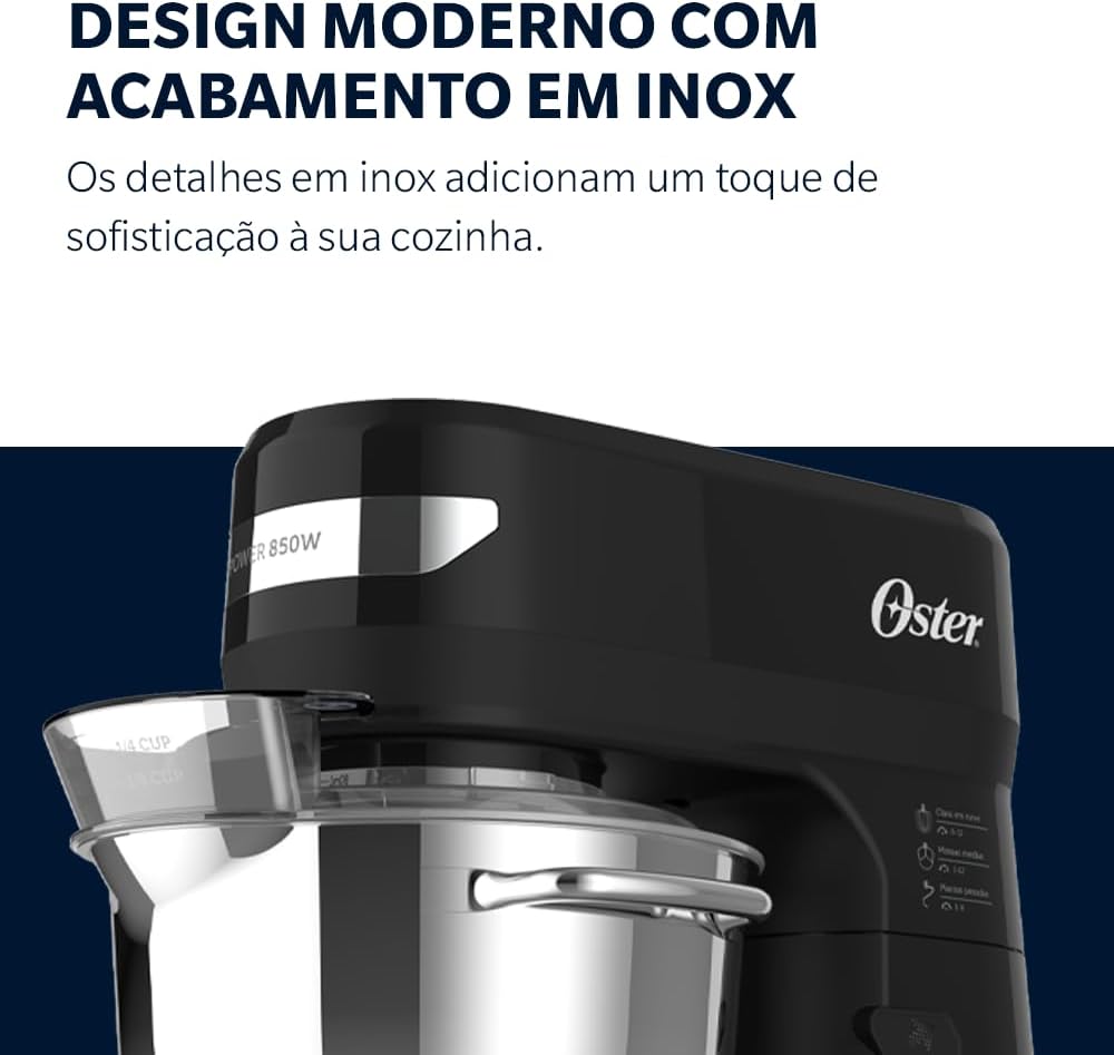 Batedeira Planetária 850W de Alta Potência