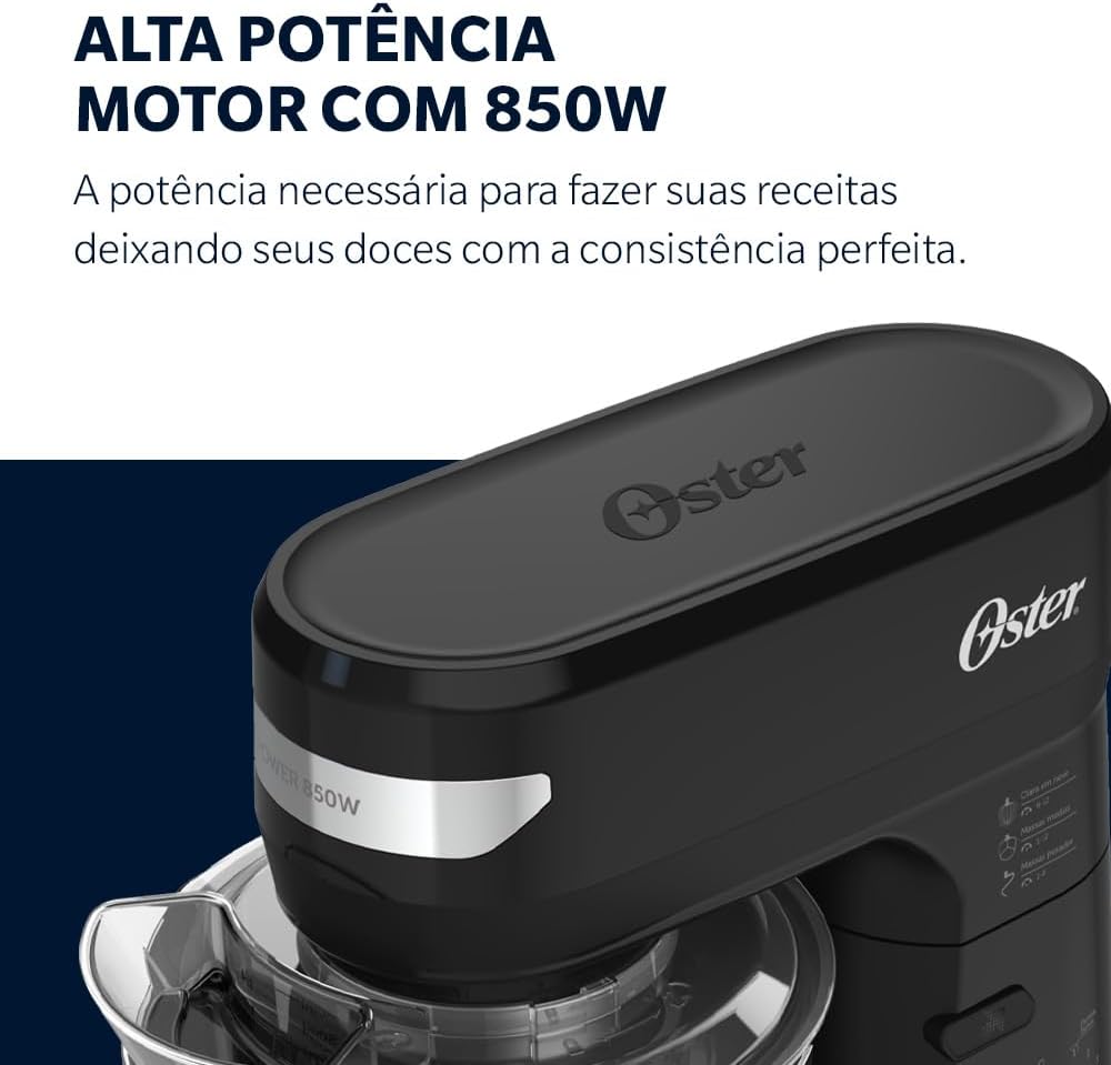 Batedeira Planetária 850W de Alta Potência