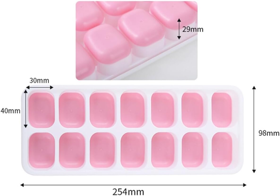 Kit Formas de Gelo com Tampa Protetora e Fundo de Silicone