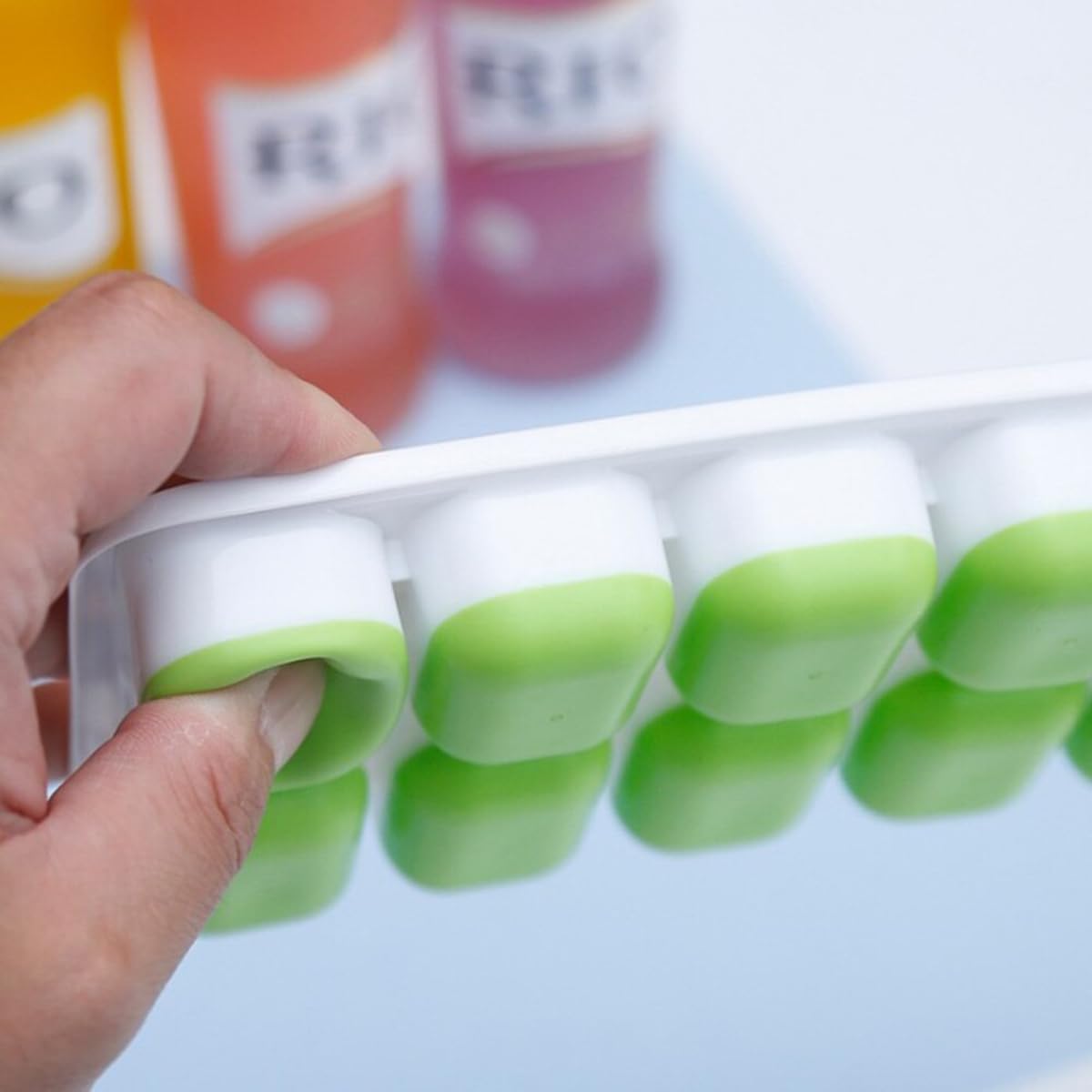 Kit Formas de Gelo com Tampa Protetora e Fundo de Silicone
