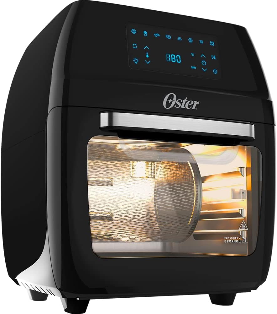 Fritadeira Air Fryer Oven 12L 1800W 3 em 1 Oster Branco