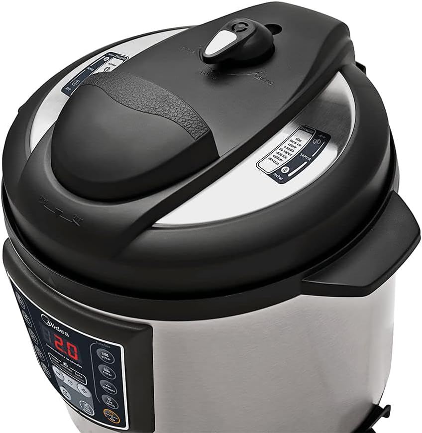 Panela de Pressão Elétrica Digital Midea 6L com 8 Funções Pré-programadas