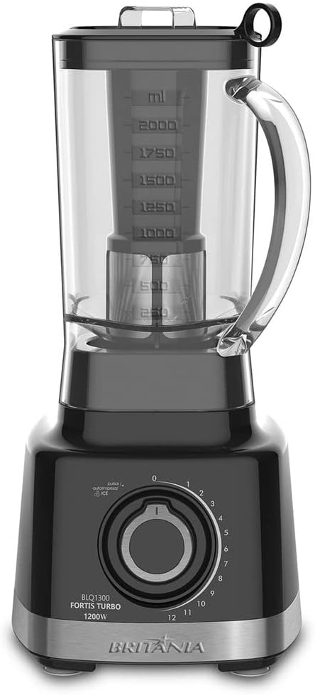 Liquidificador 2 Velocidades com Função Ice, Pulsar e Autolimpeza 6 Lâminas