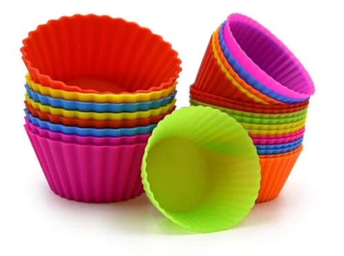 Forma Silicone Cupcake Pão De Queijo Empada - 10 Unidades