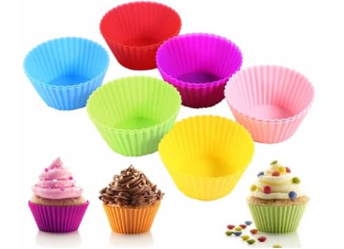 Forma Silicone Cupcake Pão De Queijo Empada - 10 Unidades