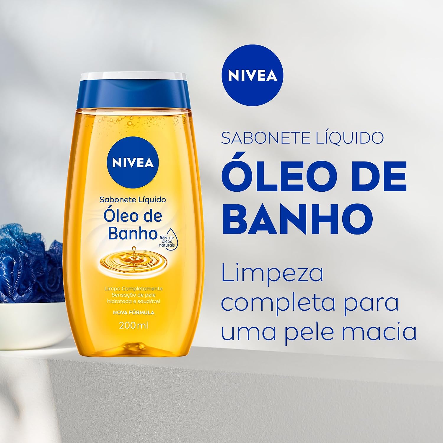 Sabonete Hidratante com 55% de Óleos Naturais