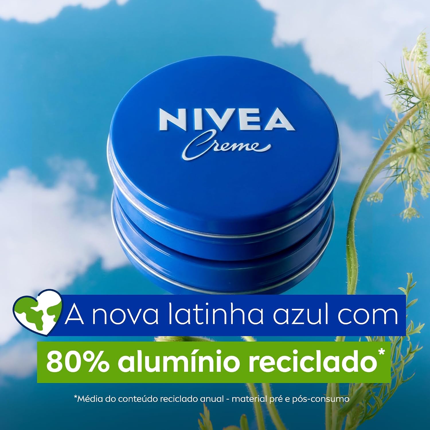 Creme Hidratante NIVEA Multibenefícios para Mãos, Rosto e Corpo