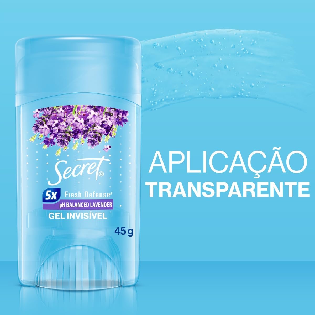 Desodorante em Gel com Aroma de Lavanda Proteção Duradoura