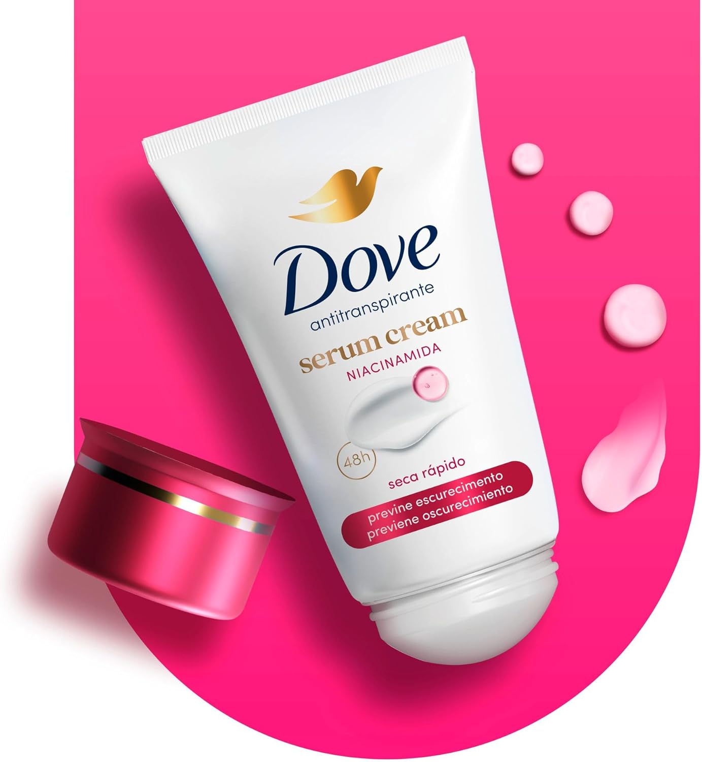 Desodorante Antitranspirante Dove Creme Sérum Previne Escurecimento com Niacinamida