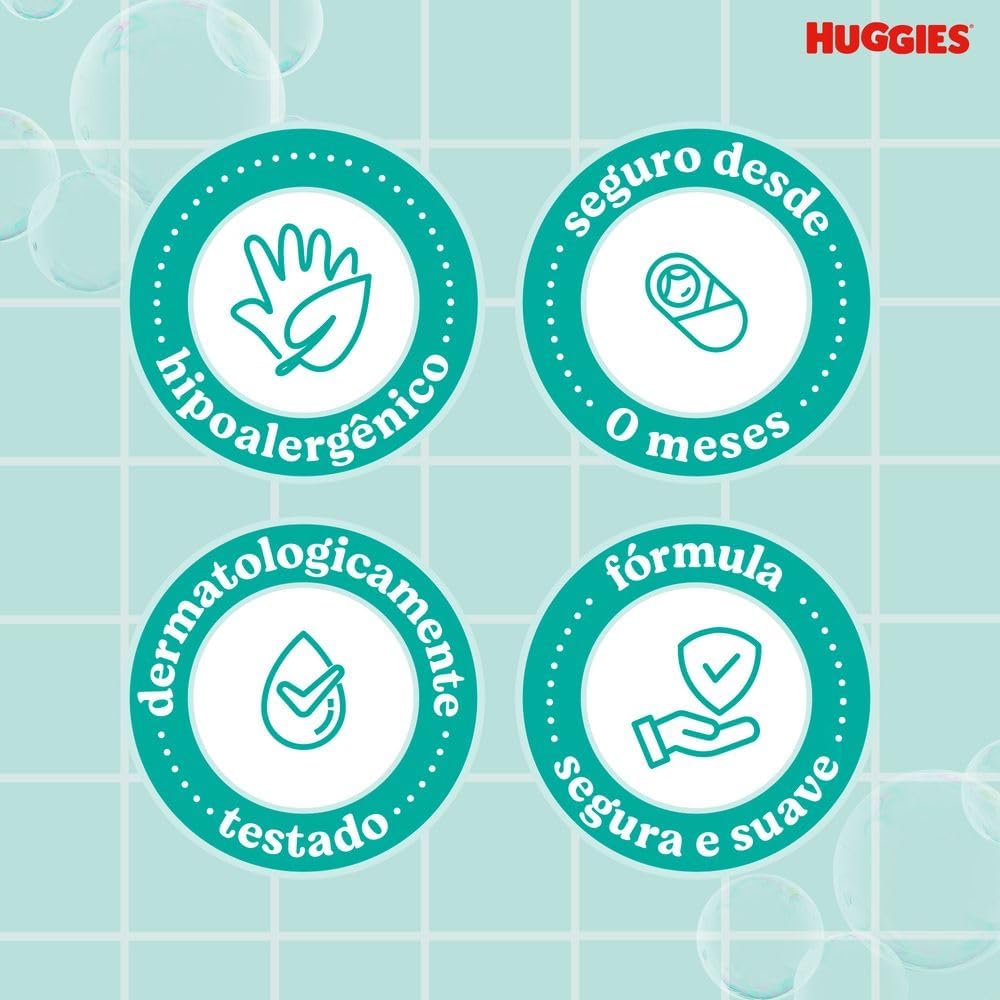 Sabonete Líquido de Glicerina Huggies Extra Suave 600 ml