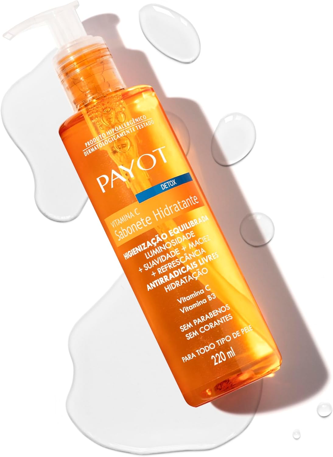 Sabonete Líquido Facial Payot com Vitamina C e Silício Orgânico