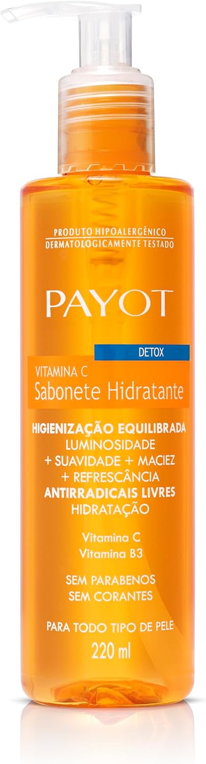 Sabonete Líquido Facial Payot com Vitamina C e Silício Orgânico