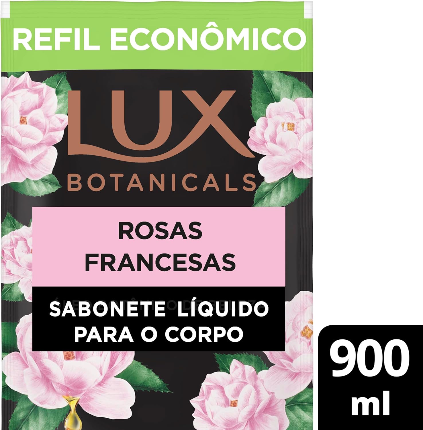 Sabonete Líquido Refil Corporal Lux Botanicals Rosas Francesas