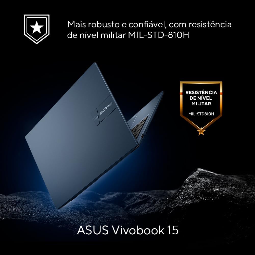 Notebook ASUS Intel Core i5 13ª Geração 16GB 512GB SSD Quiet Blue