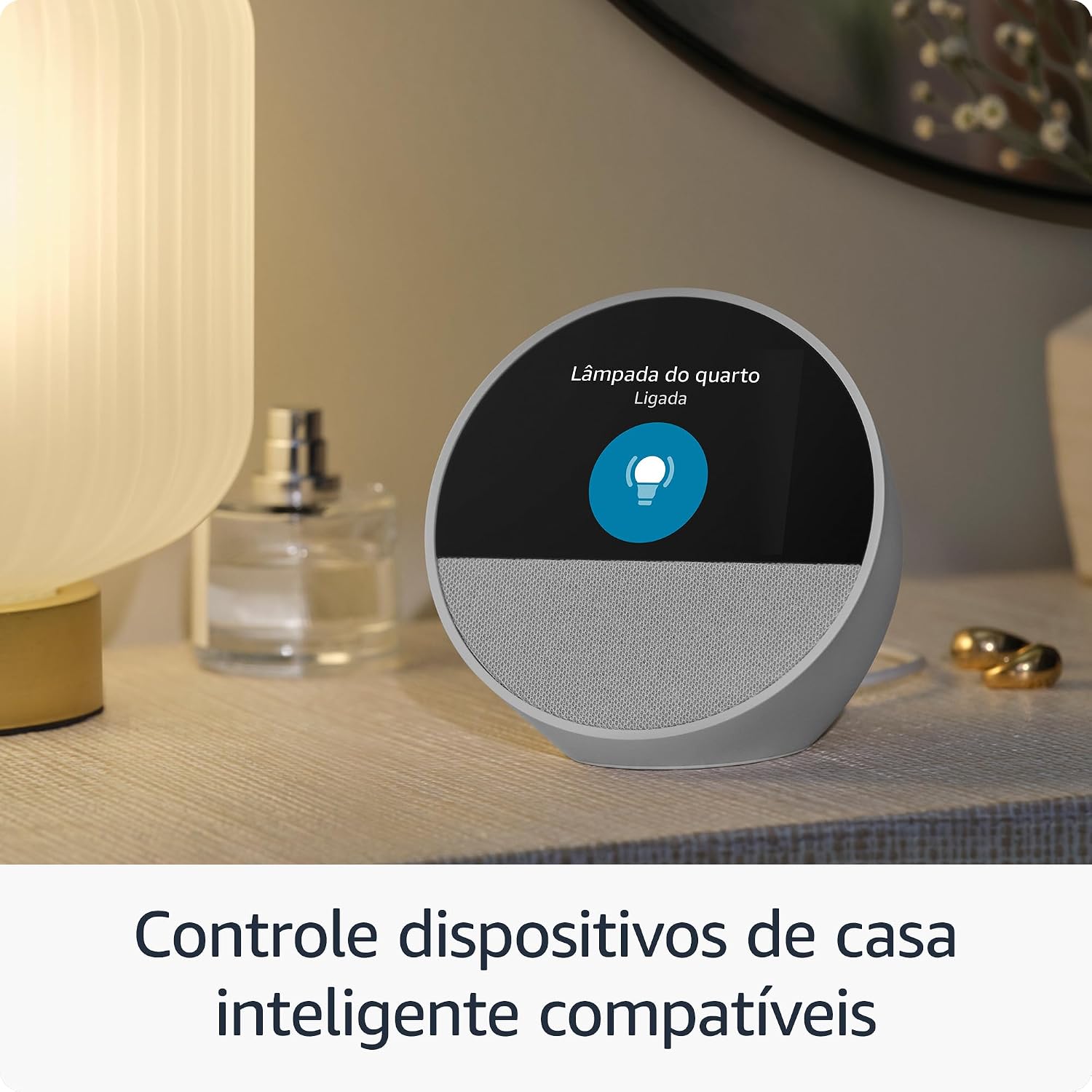 Amazon Echo Spot Despertador Inteligente com Alexa