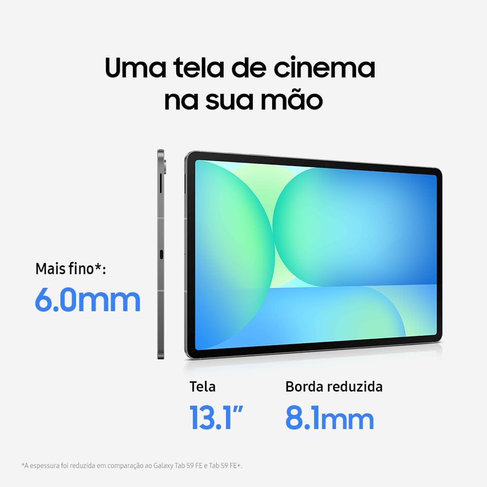 Tablet Samsung Galaxy Tab S10 FE+ 128GB 8GB RAM Tela 13,1 Polegadas 90Hz