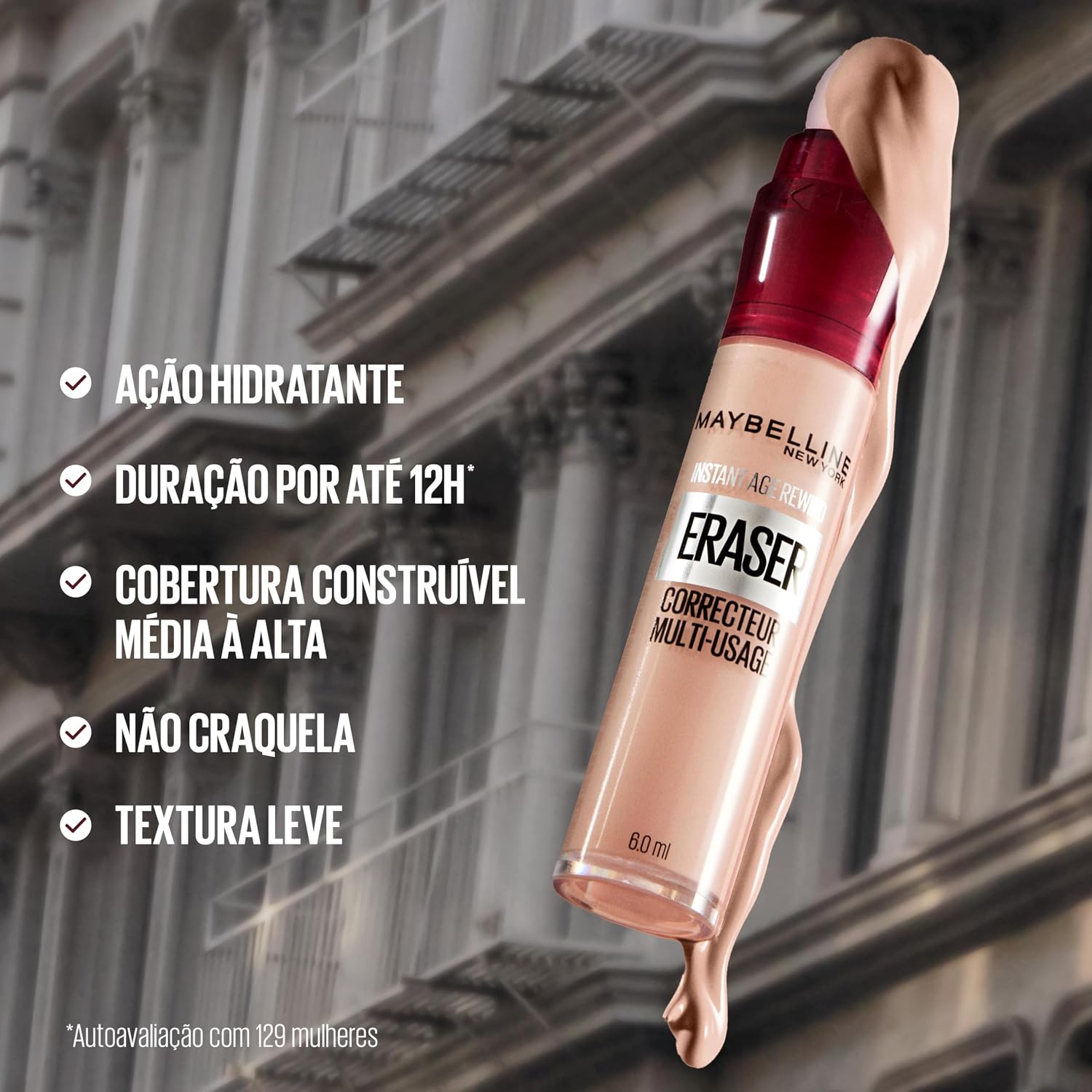Corretivo Líquido Multiuso Maybelline NY Corrige, Contorna e Ilumina