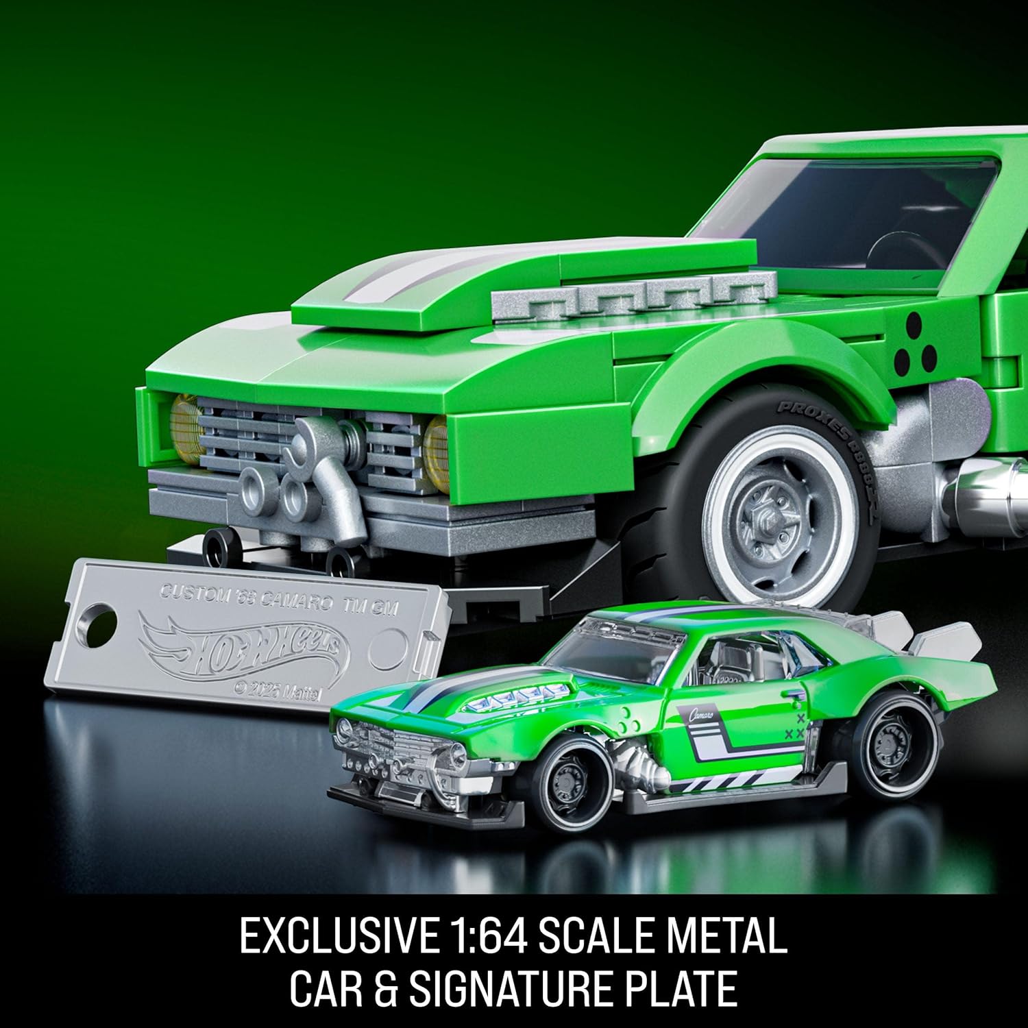 Kit de Montar Camaro Custom 68 Escala 1:32 com Adesivos