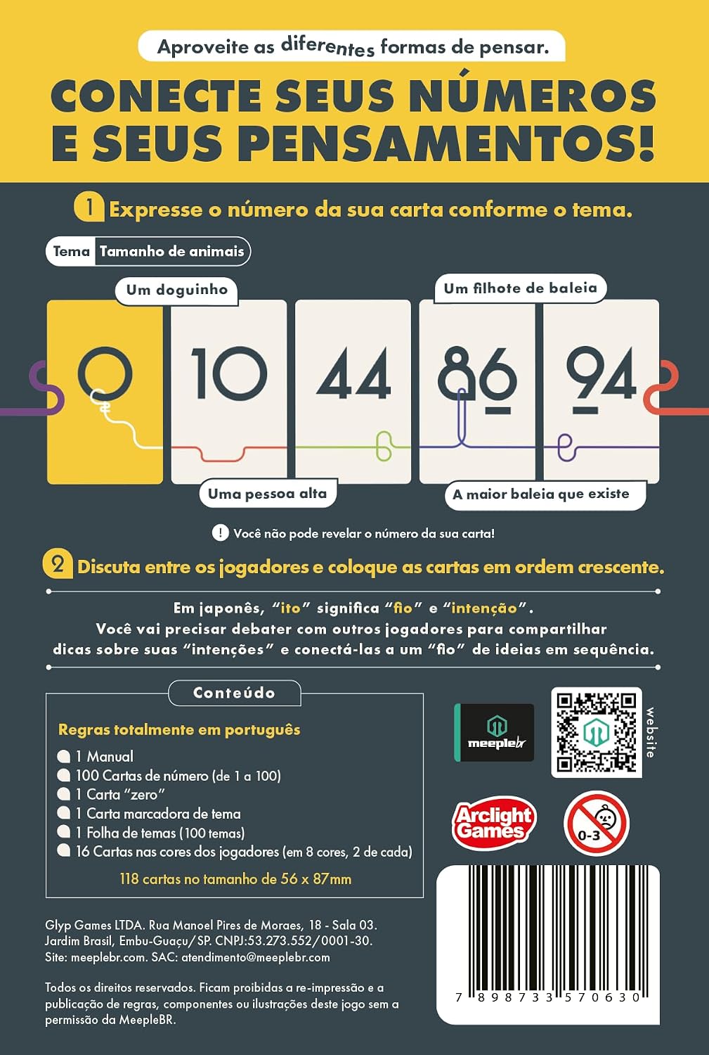 Jogo de Cartas Cooperativo Ito