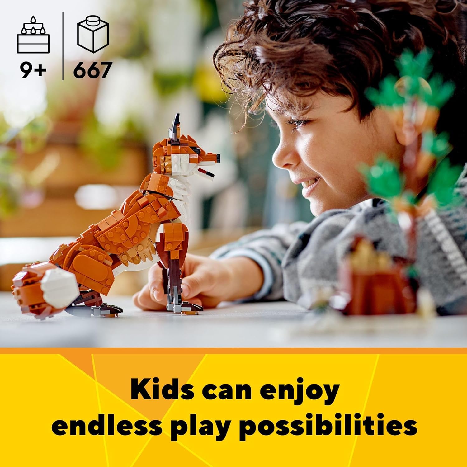 LEGO Set LEGO Creator 31154 Animais da Floresta: Raposa Vermelha 667 peças