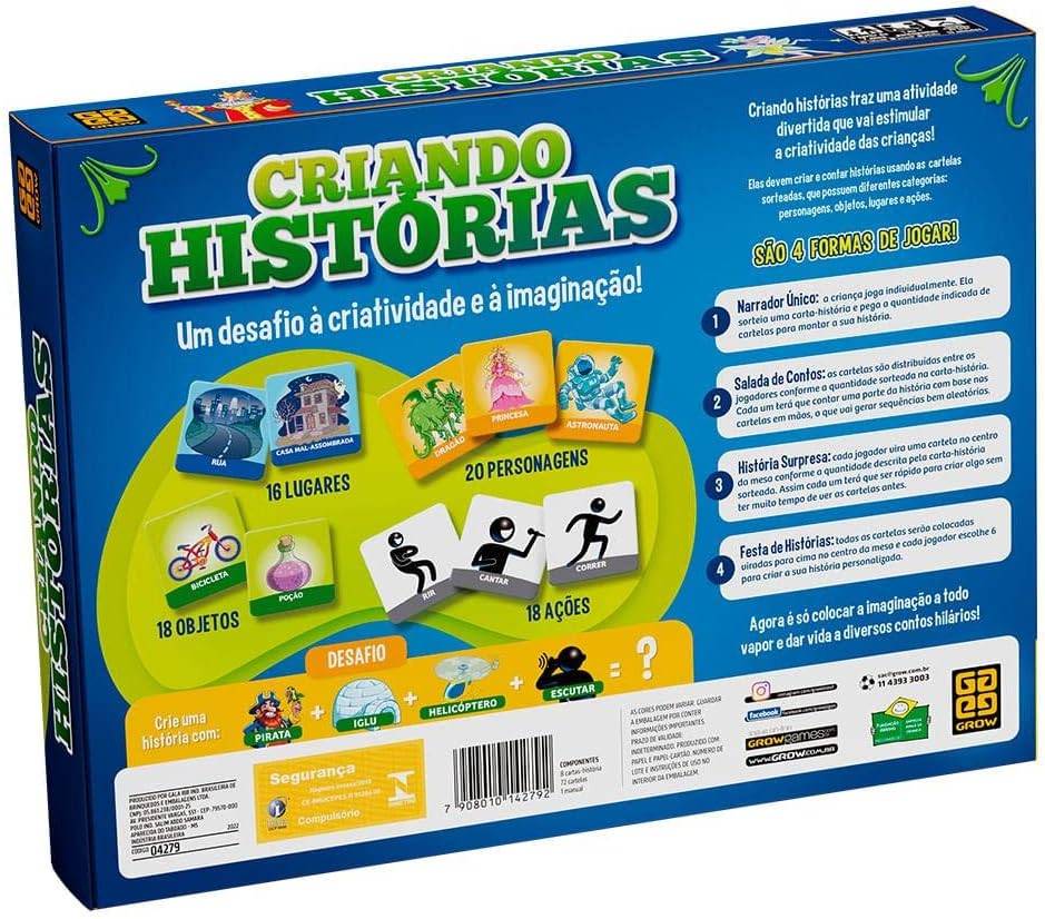 Jogo Educativo Criando Histórias