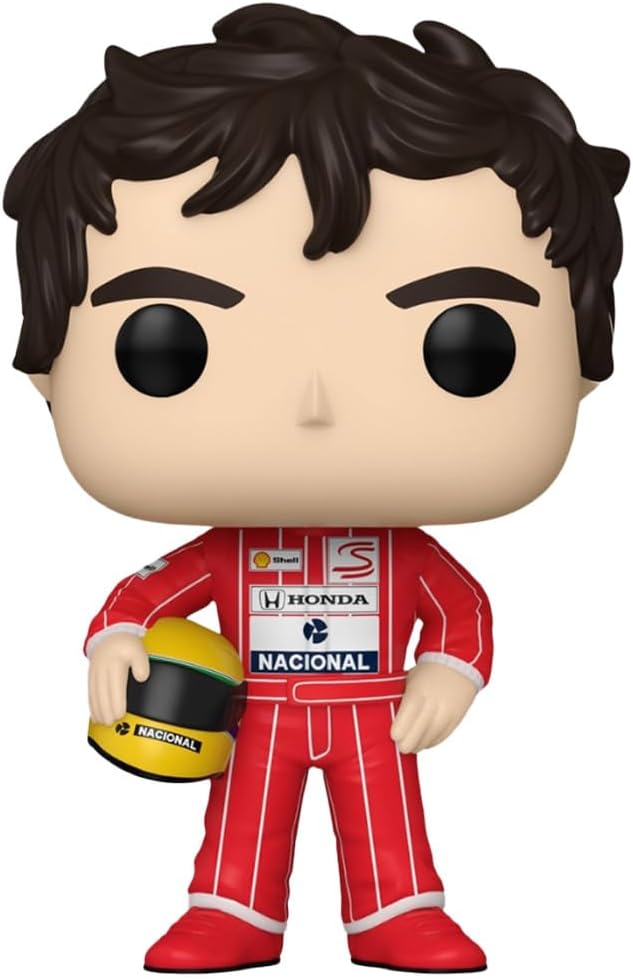 Boneco Colecionável Ayrton Senna Fórmula 1 com Capacete