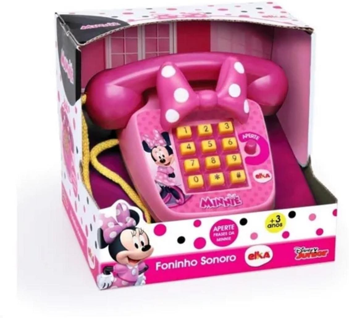 Telefone Sonoro da Minnie com Frases Disney