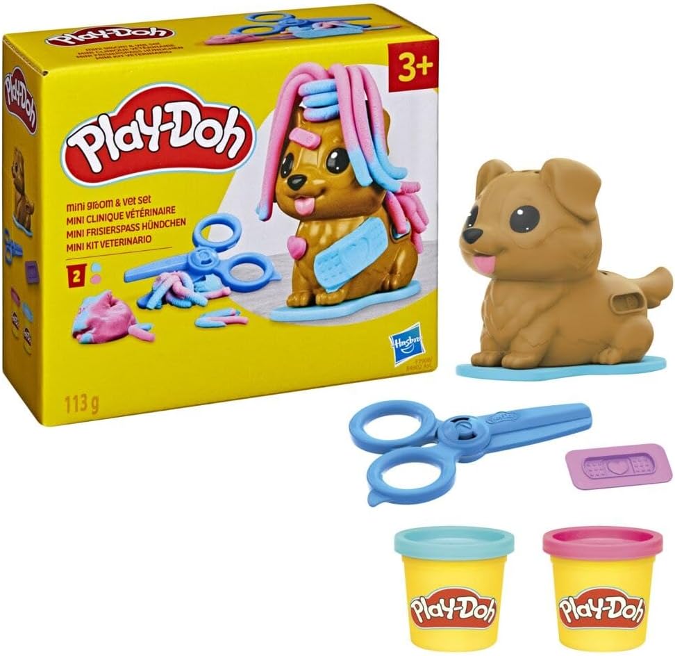 Play-Doh Mini Kit Veterinário com cão, brinquedo para crianças