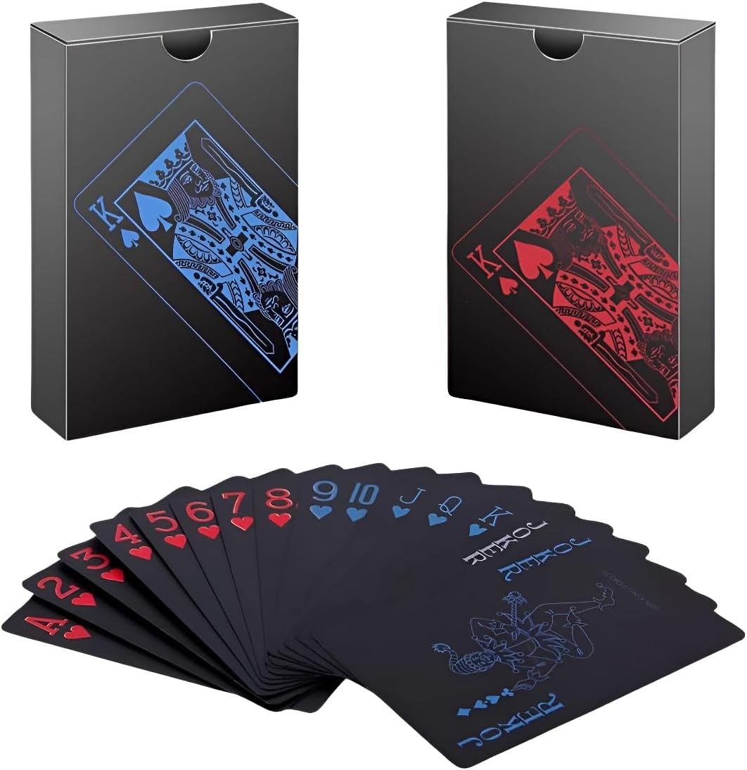 Conjunto de Baralho Vermelho e Azul 108 Cartas