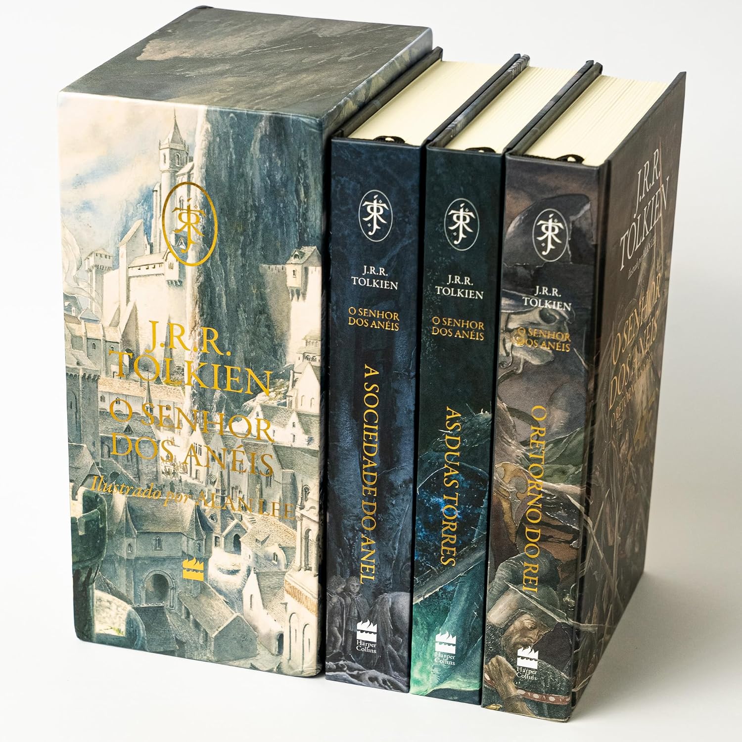 Box Trilogia O Senhor dos Anéis - J.R.R. Tolkien (Ilustrações de Alan Lee)