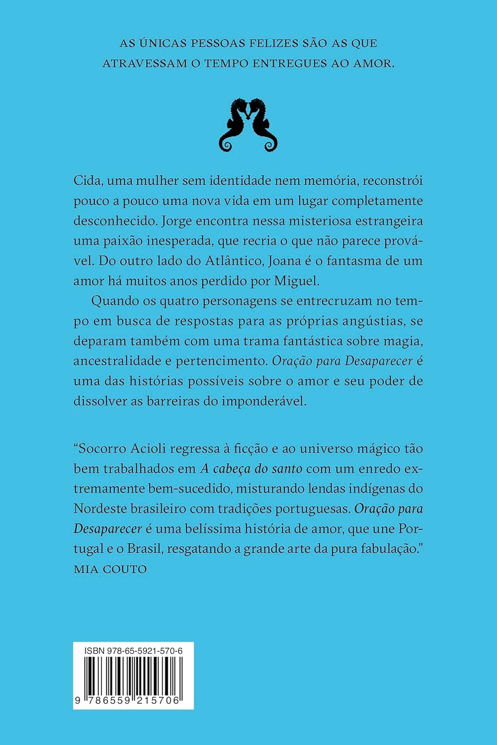 Oração para Desaparecer - Socorro Acioli (Companhia das Letras)