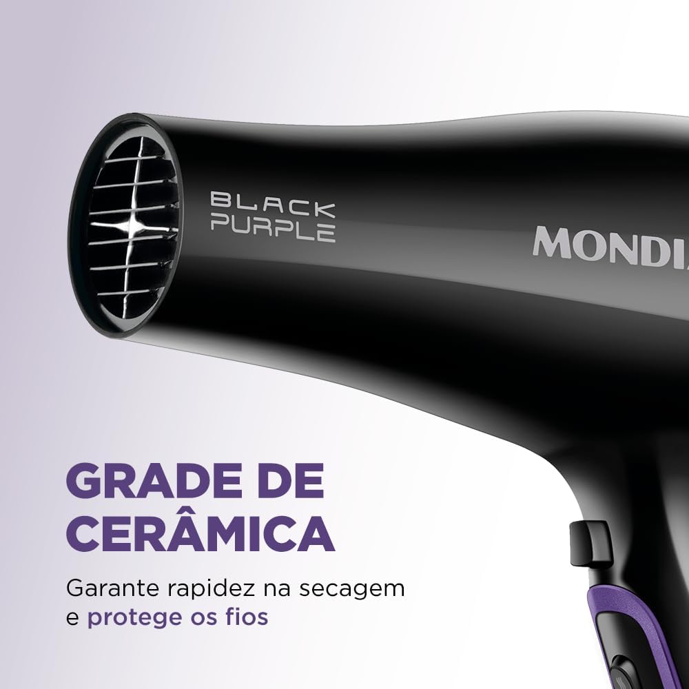 MONDIAL Secador de Cabelos, Preto, 2000W, 220V - SCN-01