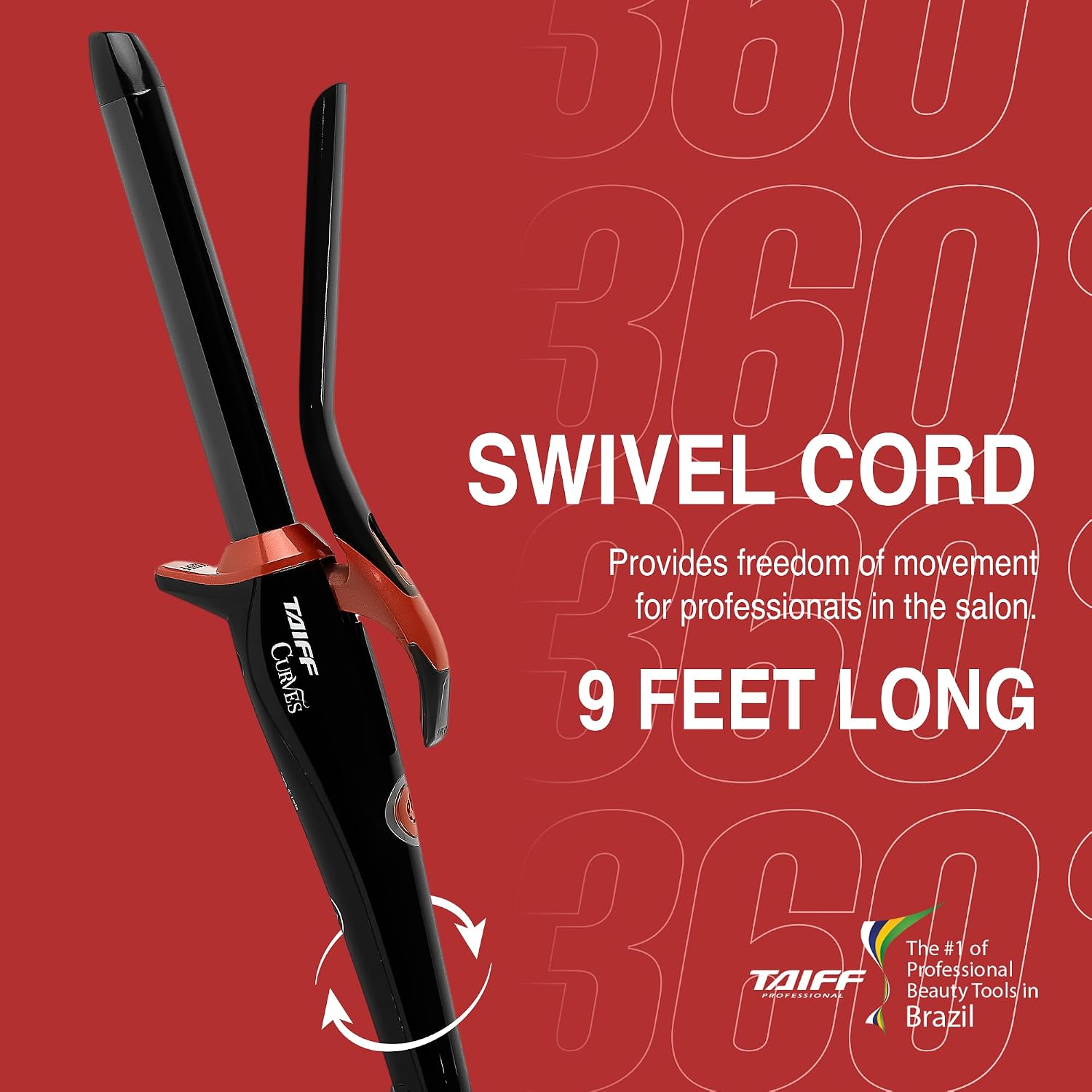 Modelador de Cachos Taiff 19mm Cerâmico 210 Graus