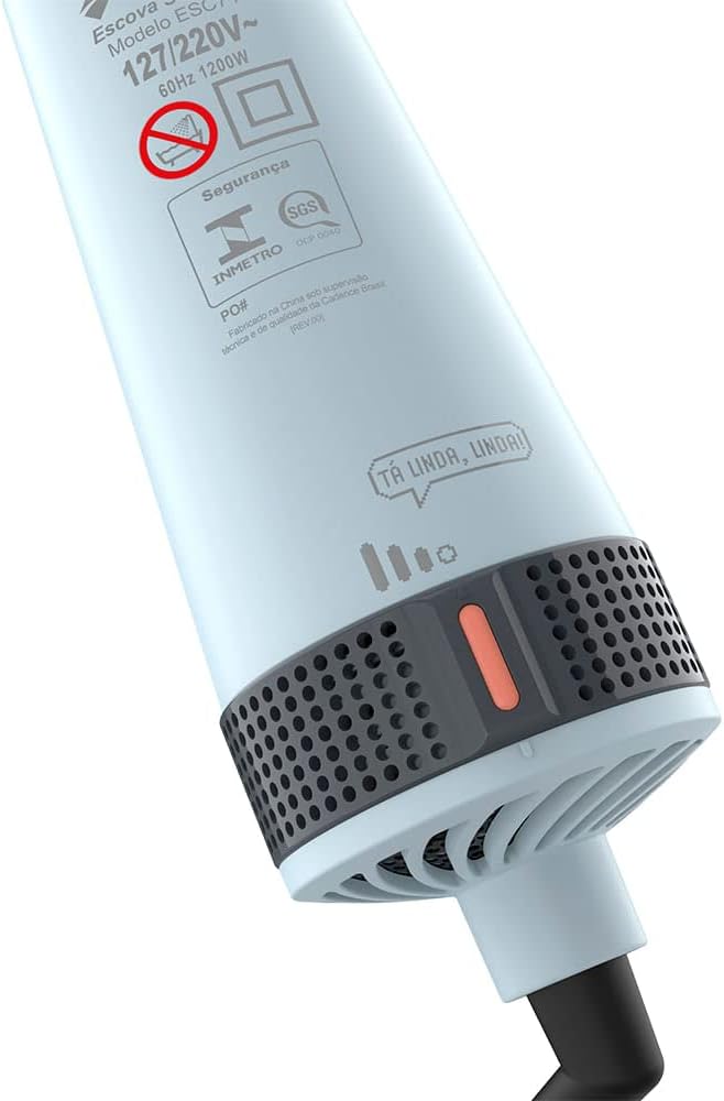 Escova Secadora Cadence 4 em 1 - ESC 710, Cinza/Preto Bivolt
