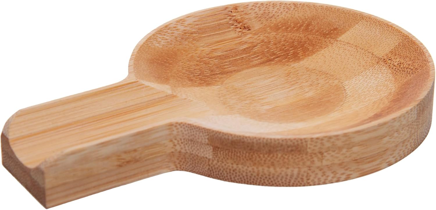 Descanso de Colher em Bambu Natural 15,5 x 11 cm