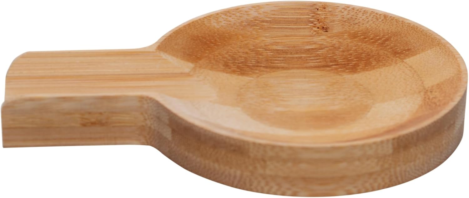 Descanso de Colher em Bambu Natural 15,5 x 11 cm