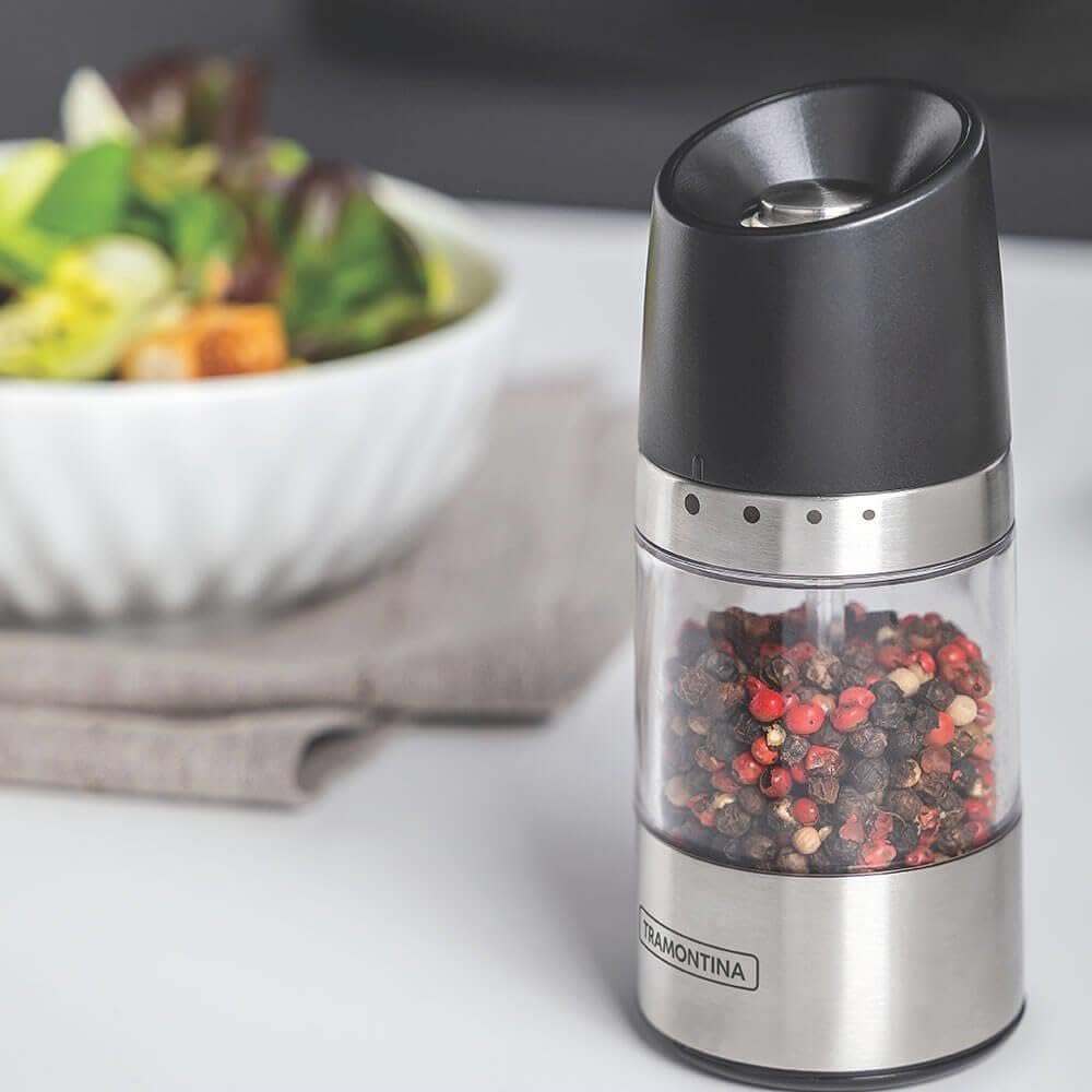 Moedor Aco Inox e Acrilico Realce Tramontina