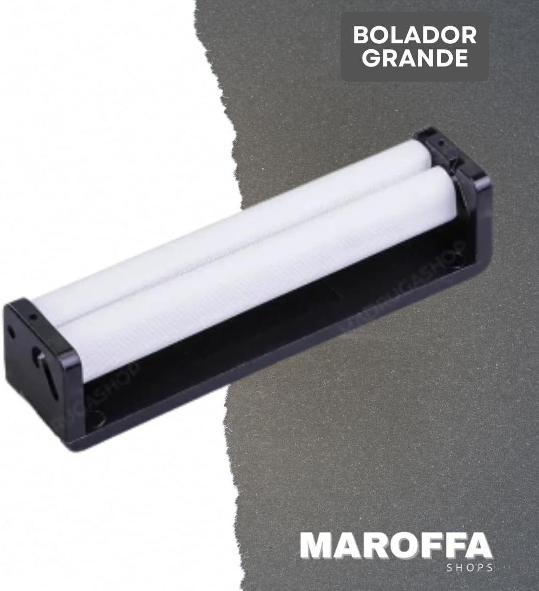 Kit Tabacaria Bolador Enrolador de Fumo Dichavador Triturador + Brinde Seda King Size