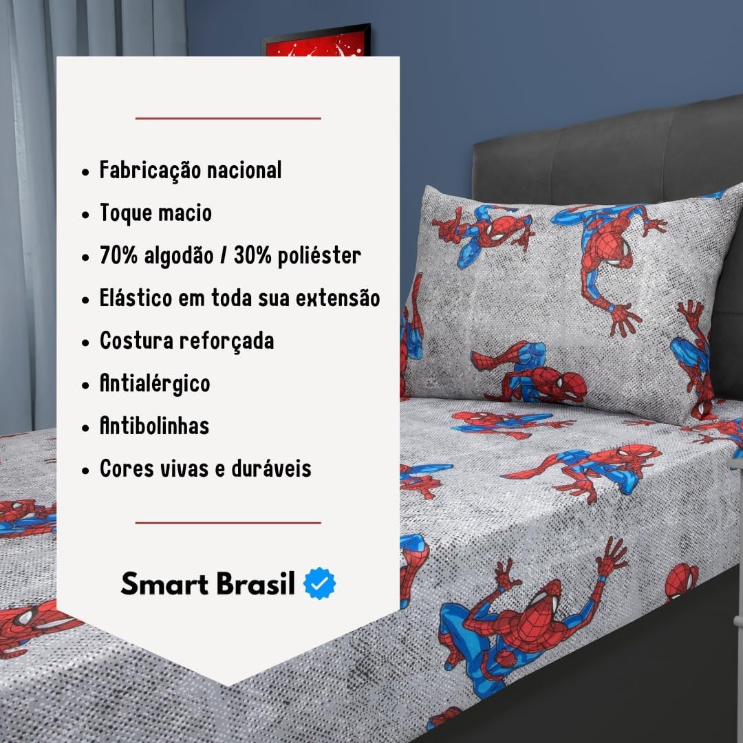 Jogo de Cama Infantil com Desenho de Personagem