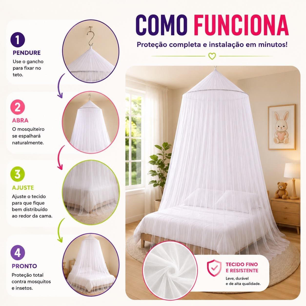 Kit Decorativo Somniee para Quarto Infantil