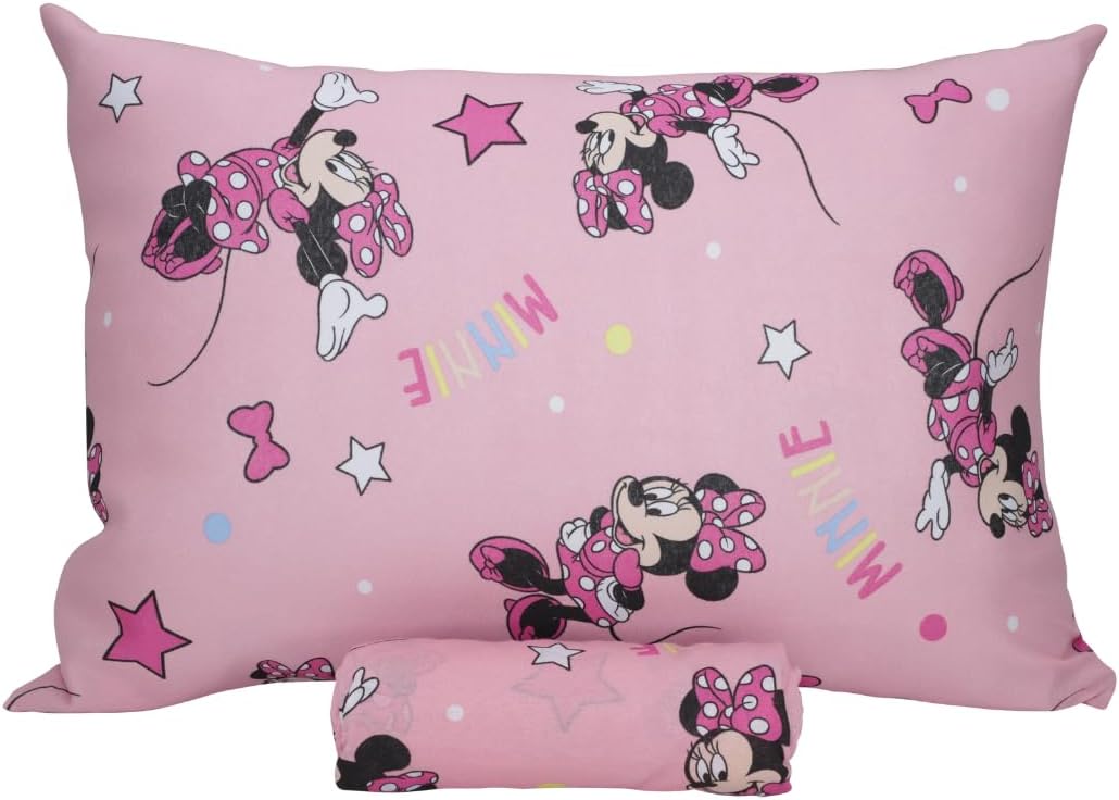 Jogo de Lençol Portallar Disney Kids 70% Algodão Solteiro Minnie Estrela