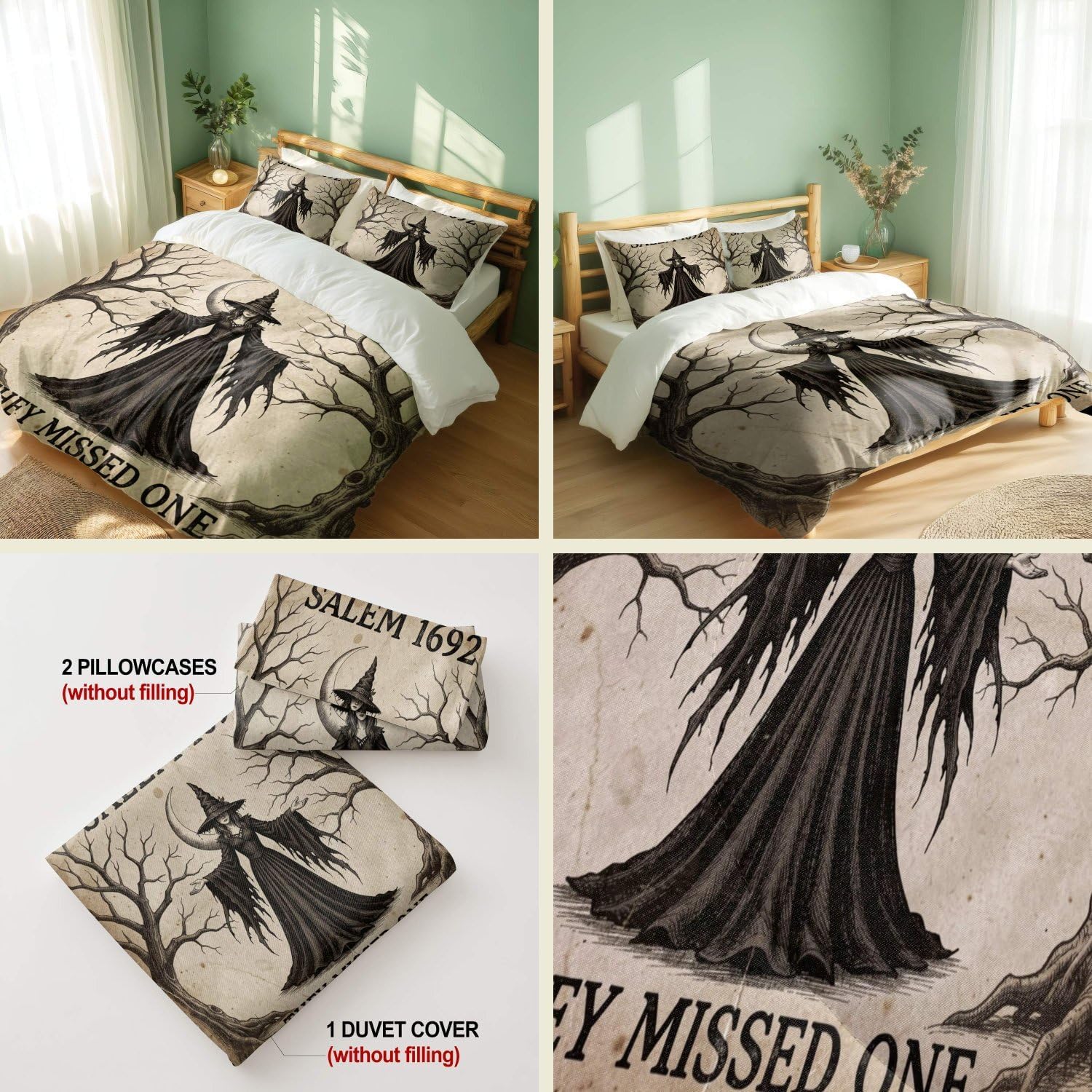 Jogo de Cama Floral Vintage com Rosas e Hortênsias em Microfibra