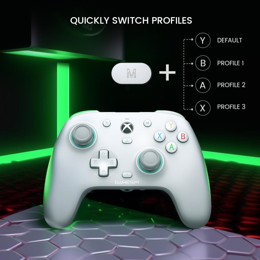 Controle com Joysticks Hall Effect para Xbox Series X/S, Xbox One e PC