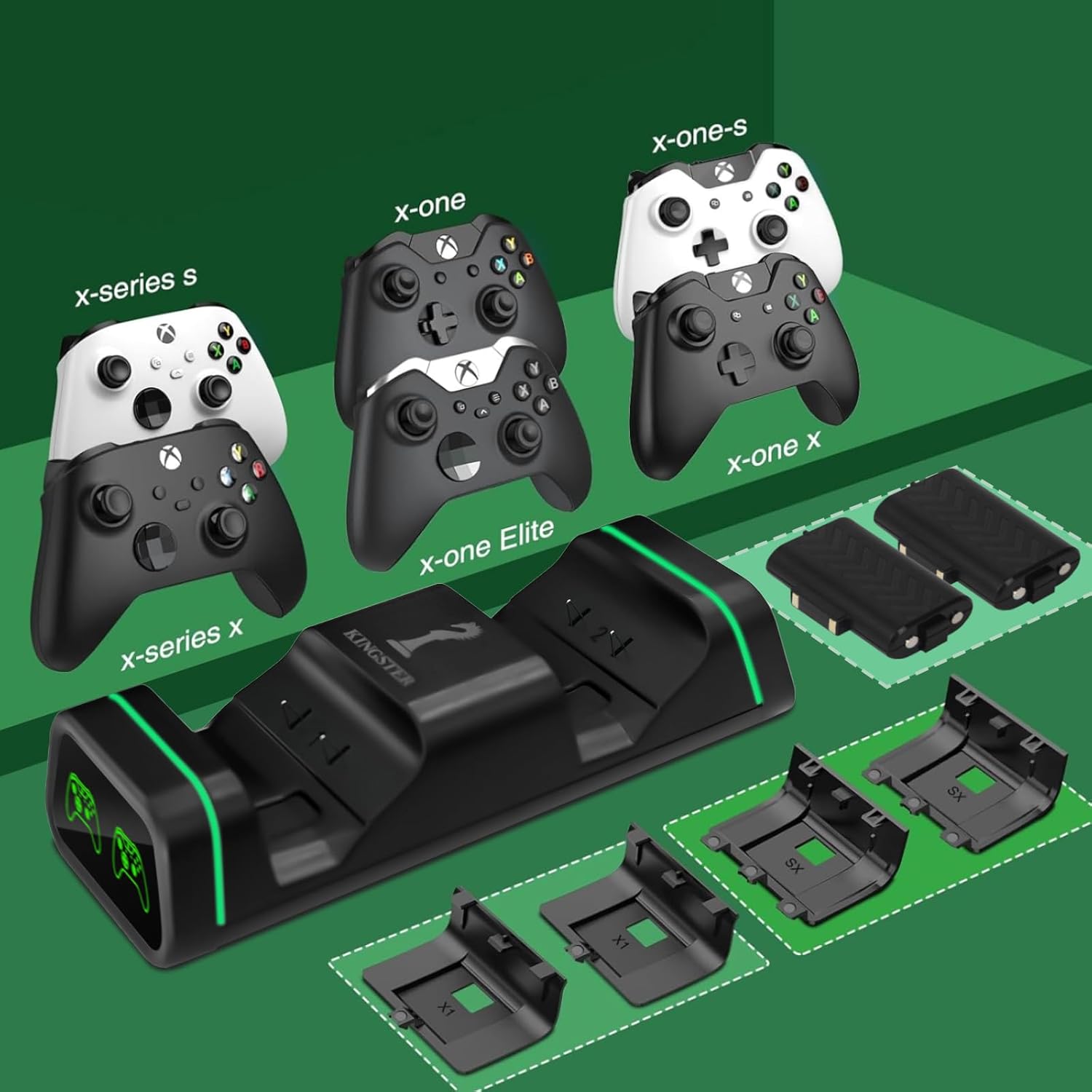 Estação de Carregamento Dupla para Controles Xbox Series S/X