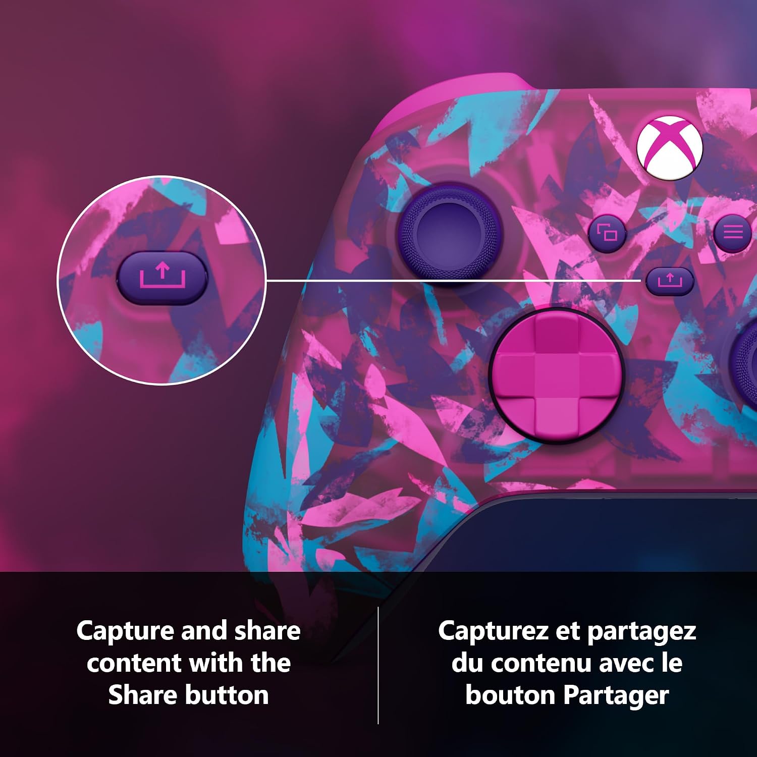 Controle sem fio Microsoft Xbox - Edição Especial Heart Breaker [android,ios,windows,xbox_one,xbox_series_s,xbox_series_x]