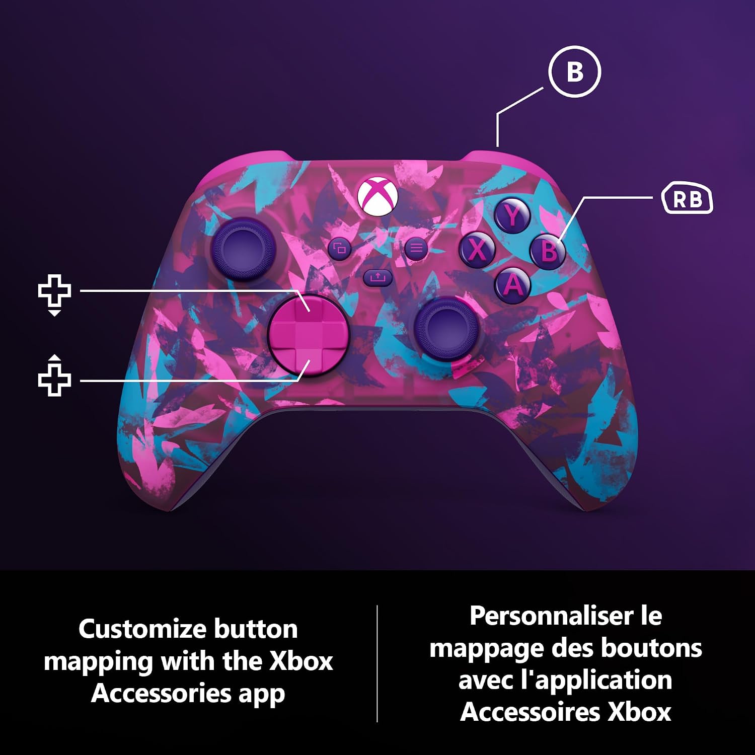 Controle sem fio Microsoft Xbox - Edição Especial Heart Breaker [android,ios,windows,xbox_one,xbox_series_s,xbox_series_x]