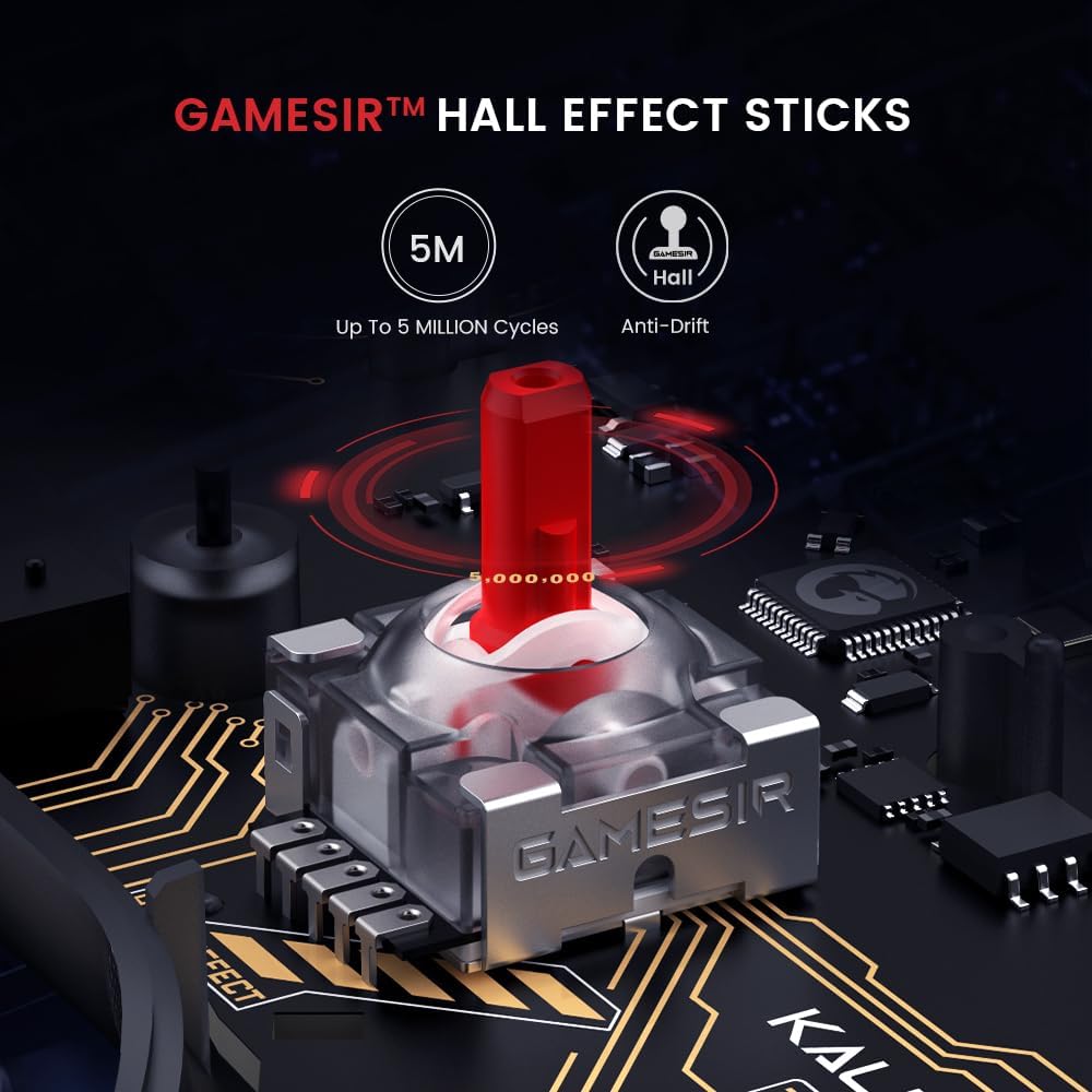 GameSir Kaleid Wired Controller para Xbox com alavancas de efeito Hall e acionadores analógicos