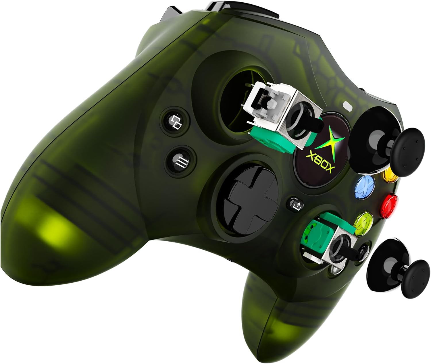 Hyperkin DuchesS Wired Controller - Green - Officially licensed replica for use with Xbox Series X|S, Xbox One, Windows 10|11, PC, Video Game Controller with Hall Effect Sticks, 3.5MM,