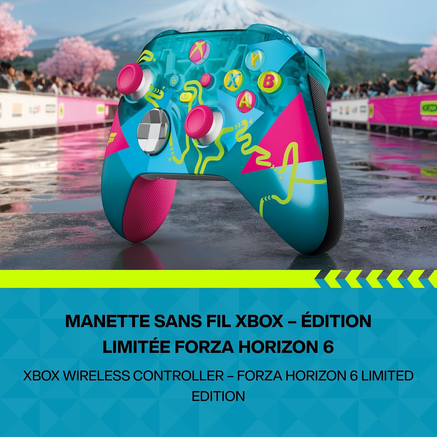 Xbox Wireless Controller – Forza Horizon 6 Limited Edition – Xbox Series X|S, Xbox One, PCs, and Cloud-Enabled Devices
